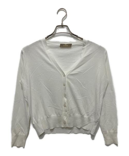 Cruciani（クルチアーニ）Cruciani (クルチアーニ) コットンカーディガン ホワイト サイズ:38の古着・服飾アイテム