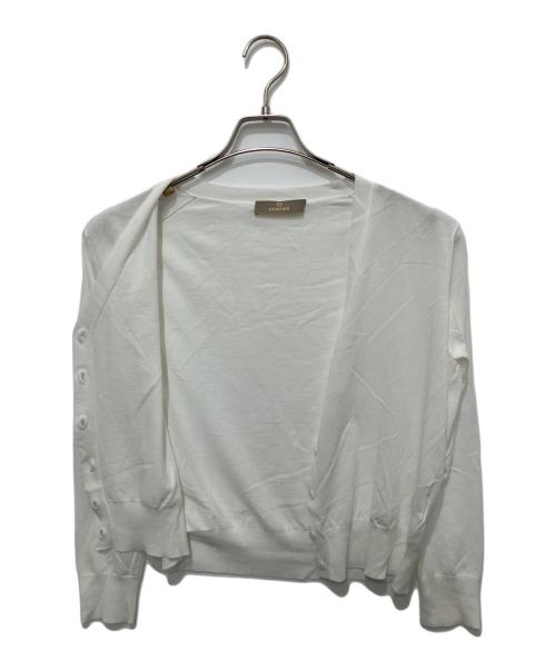 Cruciani（クルチアーニ）Cruciani (クルチアーニ) コットンカーディガン ホワイト サイズ:38の古着・服飾アイテム