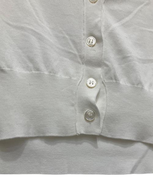 Cruciani（クルチアーニ）Cruciani (クルチアーニ) コットンカーディガン ホワイト サイズ:38の古着・服飾アイテム