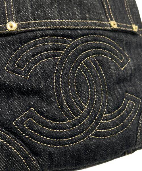 CHANEL（シャネル）CHANEL (シャネル) スパークリングデニムトートバッグ インディゴの古着・服飾アイテム