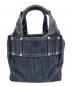 CHANEL (シャネル) スパークリングデニムトートバッグ インディゴ：420000円