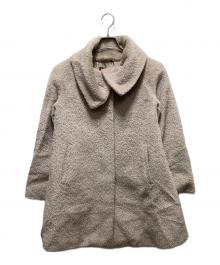 Max Mara Studio（マックスマーラ ストゥディオ）の古着「アルパカ混シャギーコート」｜ベージュ