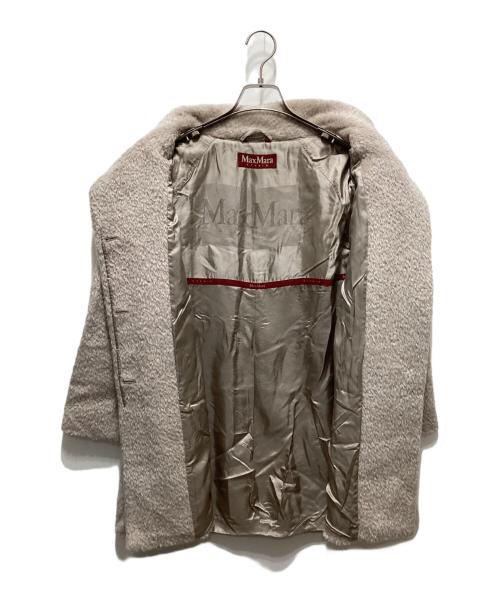 Max Mara Studio（マックスマーラ ストゥディオ）MAX MARA STUDIO (マックスマーラ ストゥディオ) アルパカ混シャギーコート ベージュ サイズ:36の古着・服飾アイテム