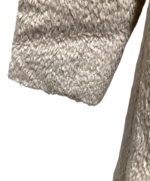 Max Mara Studio（マックスマーラ ストゥディオ）MAX MARA STUDIO (マックスマーラ ストゥディオ) アルパカ混シャギーコート ベージュ サイズ:36の古着・服飾アイテム