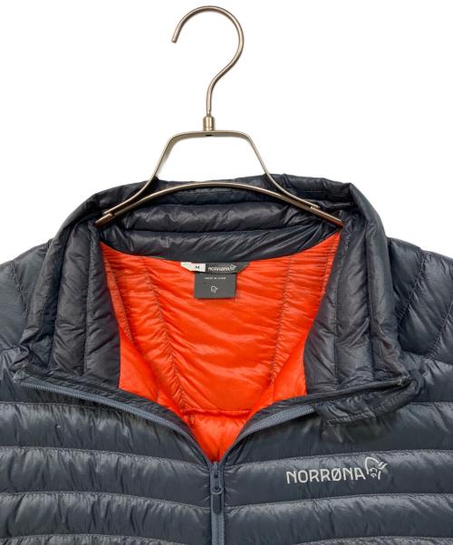 norrona（ノローナ）norrona (ノローナ) トロールヴェゲン スーパーライト ダウン850 ジャケット ネイビー×オレンジ サイズ:SIZE Mの古着・服飾アイテム