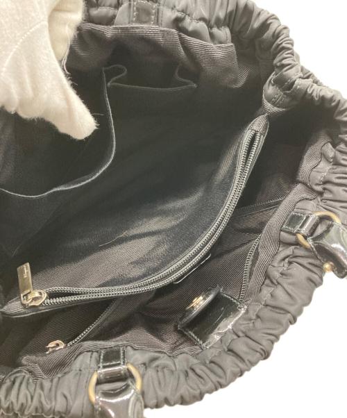 Salvatore Ferragamo（サルヴァトーレ フェラガモ）Salvatore Ferragamo (サルヴァトーレ フェラガモ) ヴァラリボンナイロントートバッグ ブラックの古着・服飾アイテム