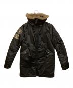 Hysteric Glamourヒステリックグラマー）の古着「プリマロフトエアフォースフーデッドコート」｜ブラック