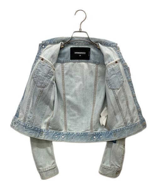 DSQUARED2（ディースクエアード）DSQUARED2 (ディースクエアード) デニムジャケット ブルー サイズ:34の古着・服飾アイテム