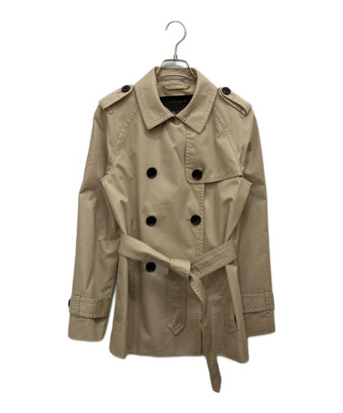 COACH（コーチ）COACH (コーチ) トレンチコート ベージュ サイズ:Sの古着・服飾アイテム