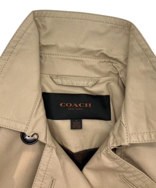 COACH（コーチ）COACH (コーチ) トレンチコート ベージュ サイズ:Sの古着・服飾アイテム