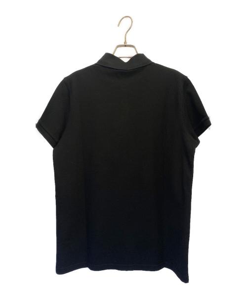 Saint Laurent Paris（サンローランパリ）Saint Laurent Paris (サンローランパリ) ワンポイントロゴポロシャツ ブラック サイズ:Mの古着・服飾アイテム