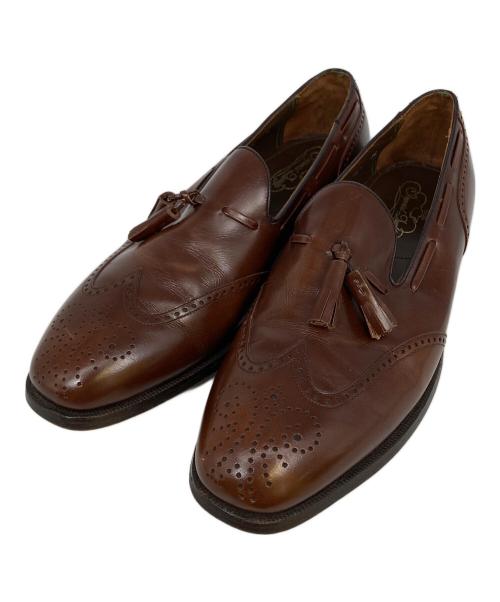 Florsheim（フローシャイム）Florsheim (フローシャイム) メダリオンタッセルローファー ブラウン サイズ:9 1/2の古着・服飾アイテム