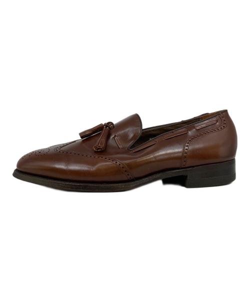 Florsheim（フローシャイム）Florsheim (フローシャイム) メダリオンタッセルローファー ブラウン サイズ:9 1/2の古着・服飾アイテム