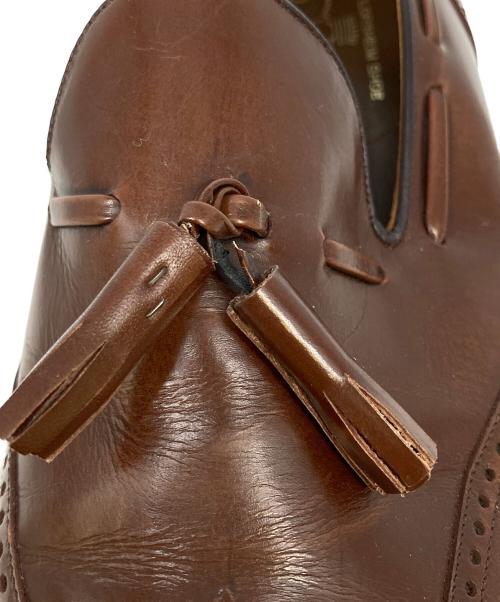 Florsheim（フローシャイム）Florsheim (フローシャイム) メダリオンタッセルローファー ブラウン サイズ:9 1/2の古着・服飾アイテム