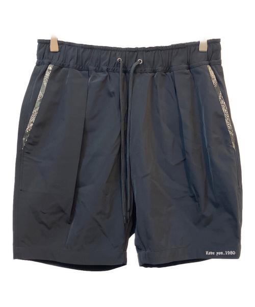19SO（ナインティーンエスオー）19SO (ナインティーンエスオー) ナイロンショーツ ブラック サイズ:Mの古着・服飾アイテム