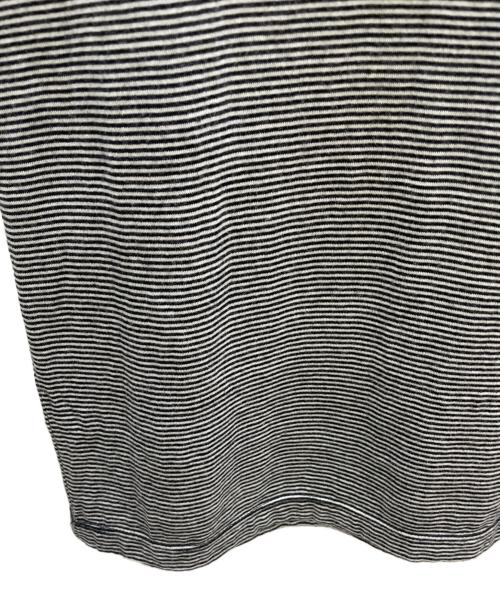 BED J.W. FORD（ベッドフォード）BED J.W. FORD (ベッドフォード) ボーダーTシャツ ブラック×ホワイト サイズ:2の古着・服飾アイテム