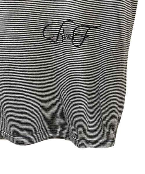 BED J.W. FORD（ベッドフォード）BED J.W. FORD (ベッドフォード) ボーダーTシャツ ブラック×ホワイト サイズ:2の古着・服飾アイテム