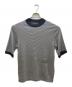 BED J.W. FORD（ベッドフォード）の古着「ボーダーTシャツ」｜ブラック×ホワイト