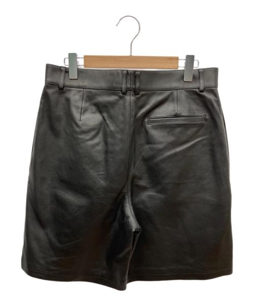 H BEAUTY&YOUTH（エイチ ビューティー&ユース）H BEAUTY&YOUTH (エイチ ビューティー&ユース) シープレザーショーツ ブラック サイズ:LARGEの古着・服飾アイテム