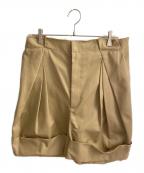 Maison Margielaメゾンマルジェラ）の古着「Beige Cotton Blend Bermuda Shorts」｜ベージュ
