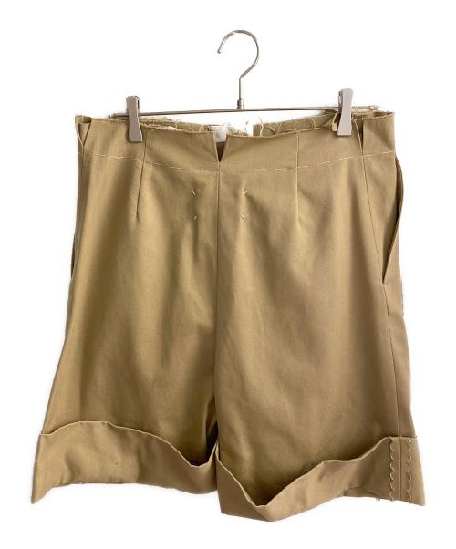 Maison Margiela（メゾンマルジェラ）Maison Margiela (メゾンマルジェラ) Beige Cotton Blend Bermuda Shorts ベージュ サイズ:50の古着・服飾アイテム