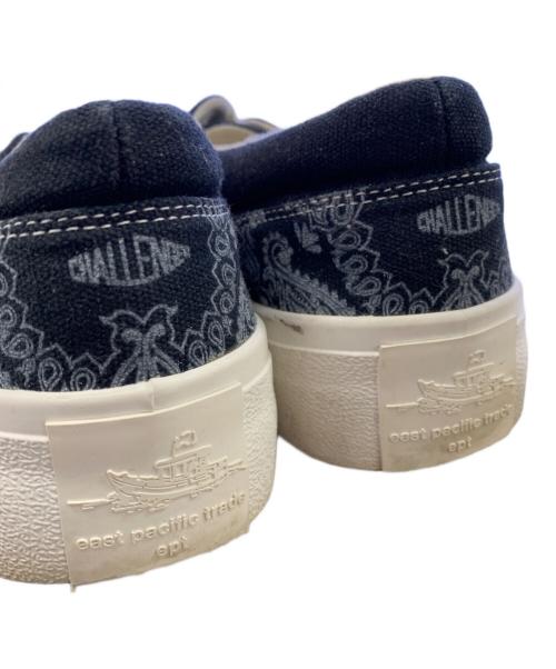 CHALLENGER（チャレンジャー）CHALLENGER (チャレンジャー) EAST PACIFIC TRADE (イーストパシフィックトレード) CHALLENGER×East Pacific Trade　スニーカー ブラック サイズ:28の古着・服飾アイテム