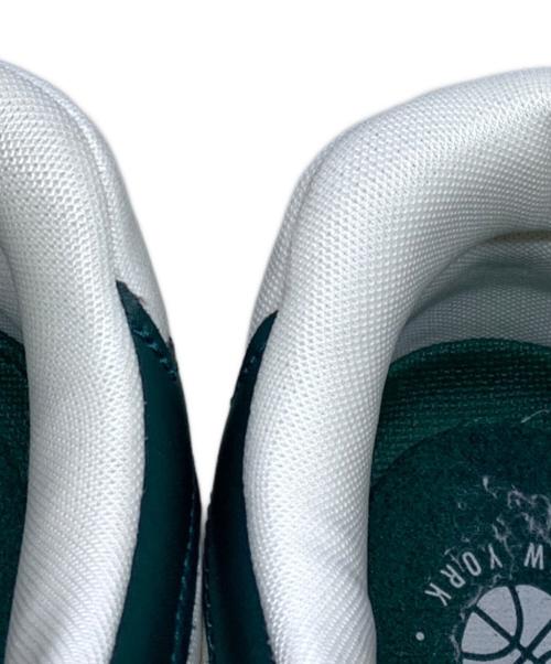 NEW BALANCE（ニューバランス）NEW BALANCE (ニューバランス) Aime Leon Dore (エメ レオン ドレ) NEW BALANCE　Aime Leon Dore　ホワイト×グリーン　スニーカー ホワイト×グリーン サイズ:27.5㎝の古着・服飾アイテム