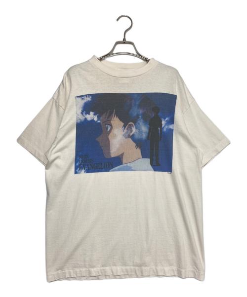 SAINT MICHAEL（セントマイケル）SAINT MICHAEL (セントマイケル) EVANGELION (エヴァンゲリオン) EV SS TEE / SHINJI ホワイト サイズ:Lの古着・服飾アイテム