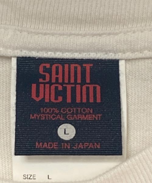 SAINT MICHAEL（セントマイケル）SAINT MICHAEL (セントマイケル) EVANGELION (エヴァンゲリオン) EV SS TEE / SHINJI ホワイト サイズ:Lの古着・服飾アイテム