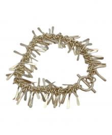YArKA（ヤーカ）の古着「feather motif fringe bracelet」｜シルバー