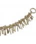 中古・古着 YArKA (ヤーカ) feather motif fringe bracelet シルバー：13000円