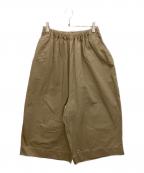 ゴーシュゴーシュ）の古着「G234-P027 カツラギオーバーワイドパンツ」｜ブラウン