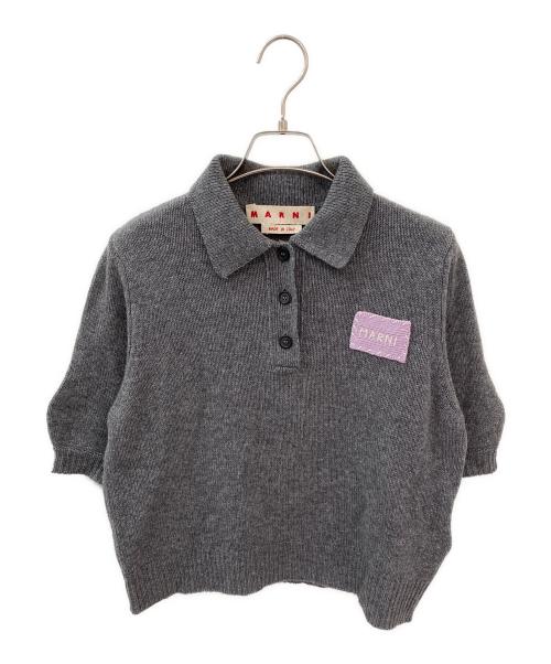 MARNI（マルニ）MARNI (マルニ) マルニパッチポロ グレー サイズ:40の古着・服飾アイテム