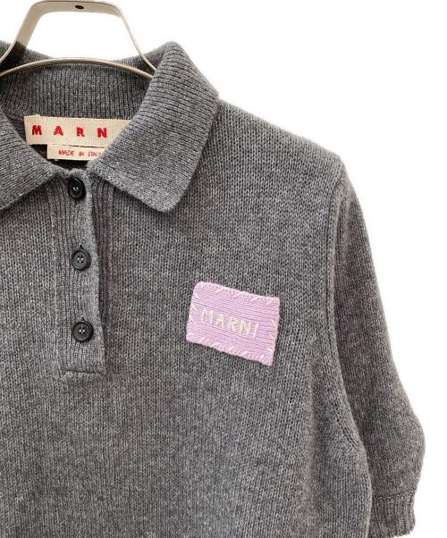 MARNI（マルニ）MARNI (マルニ) マルニパッチポロ グレー サイズ:40の古着・服飾アイテム