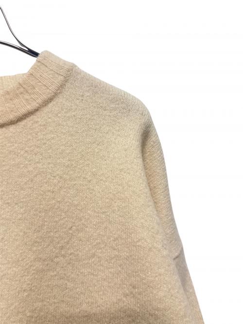 JIL SANDER（ジルサンダー）JIL SANDER (ジルサンダー) Side Slit Wool Crewneck Sweater アイボリー サイズ:46の古着・服飾アイテム