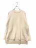 JIL SANDER（ジルサンダー）の古着「Side Slit Wool Crewneck Sweater」｜アイボリー