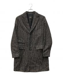 BOSS（ボス）の古着「T-Henk ウールブレンドチェスターコート」｜ブラウン×ブラック