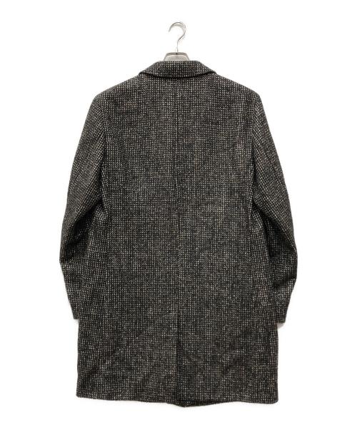 BOSS（ボス）BOSS (ボス) T-Henk ウールブレンドチェスターコート ブラウン×ブラック サイズ:48の古着・服飾アイテム