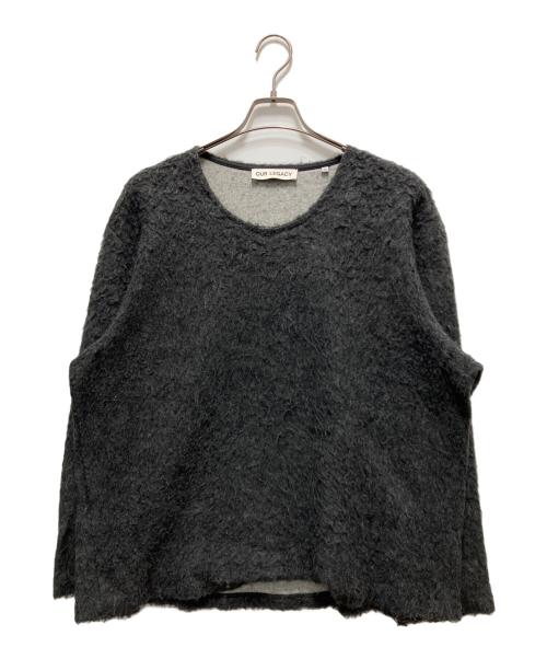 OUR LEGACY（アワーレガシー）OUR LEGACY (アワーレガシー) DOUBLE LOCK U NECK グレー サイズ:48の古着・服飾アイテム