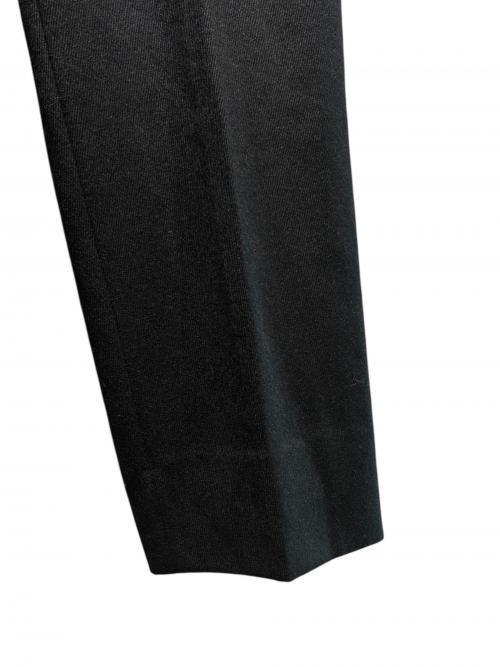 HERMES（エルメス）HERMES (エルメス) レザーパッチウールトラウザー チャコールグレー サイズ:44の古着・服飾アイテム