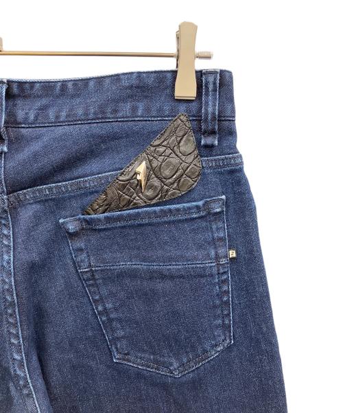 FENDI（フェンディ）FENDI (フェンディ) モンスターデニムパンツ インディゴ サイズ:W31の古着・服飾アイテム