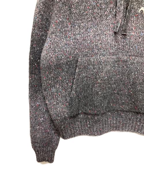 AMIRI（アミリ）AMIRI (アミリ) Space Dye Knit Hoodie グレー サイズ:Lの古着・服飾アイテム