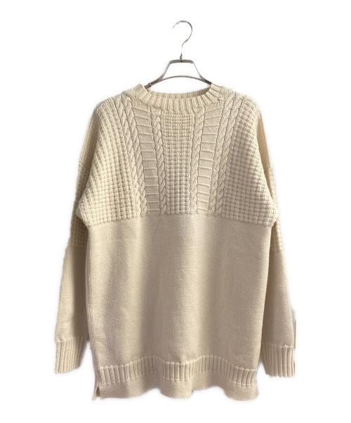 Maison Margiela（メゾンマルジェラ）Maison Margiela (メゾンマルジェラ) フィッシャーマンニット アイボリー サイズ:Ｓの古着・服飾アイテム
