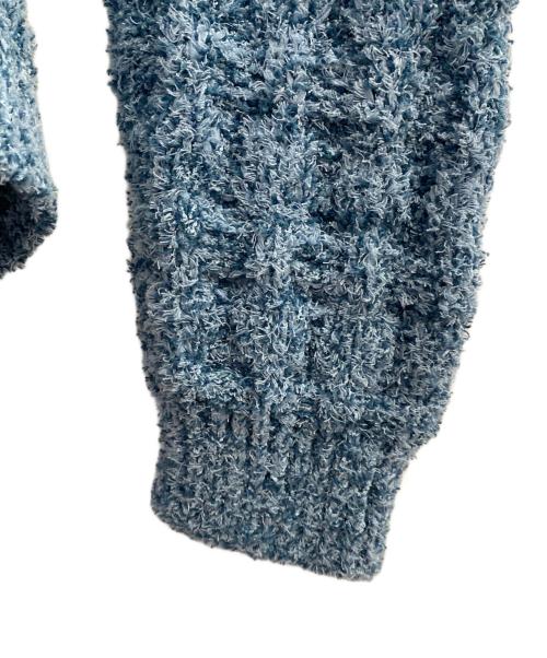 Maison Margiela（メゾンマルジェラ）Maison Margiela (メゾンマルジェラ) クルーネックコットンセーター スカイブルー サイズ:Ｓの古着・服飾アイテム