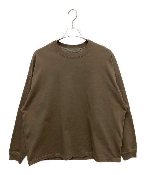 BOTTEGA VENETA（ボッテガベネタ）BOTTEGA VENETA (ボッテガベネタ) ロングスリーブカットソー ブラウン サイズ:XSの古着・服飾アイテム