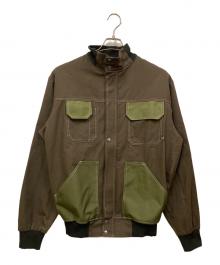 DOLMEN（ドルメン）の古着「クレイジーパターンカバーオール」｜ブラウン