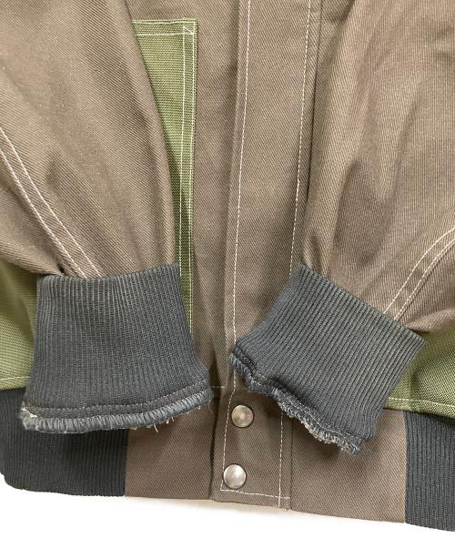 DOLMEN（ドルメン）dolmen (ドルメン) クレイジーパターンカバーオール ブラウン サイズ:SIZE 3の古着・服飾アイテム