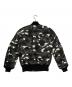 A BATHING APE (ア ベイシング エイプ) ALPHA INDUSTRIES (アルファインダストリーズ) Camo MA1 Bomber Jacket ブラック サイズ:L：30000円