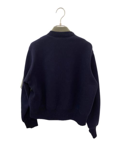 sacai（サカイ）sacai (サカイ) Sponge Sweat Blouson ネイビー サイズ:2の古着・服飾アイテム