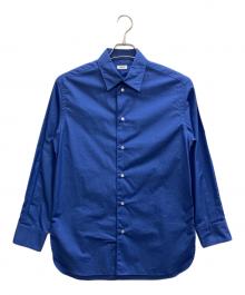 LOEFF（ロエフ）の古着「コットンブロードレギュラーカラーシャツ」｜ブルー